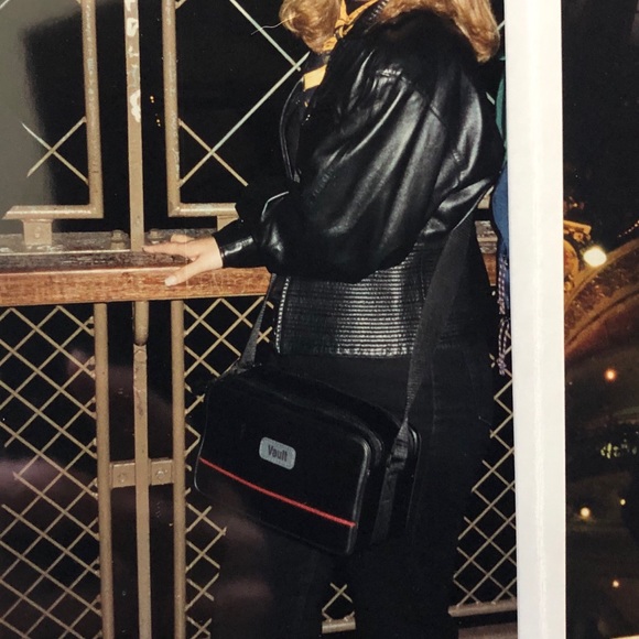 GY black bomber leather jacket - Picture 2 of 8